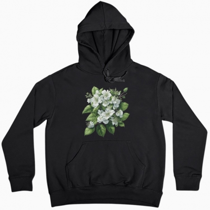 Women hoodie "Flowers / Apple blossom / Bouquet of apple blossom"