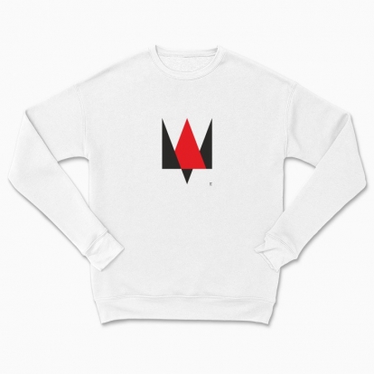 Сhildren's sweatshirt "Trident minimalism (red and black)"