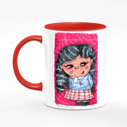 Printed mug "Little girl"