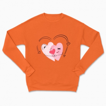 Сhildren's sweatshirt "couple hearts"