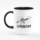 Чашка з принтом "AR-15 OPERATOR"