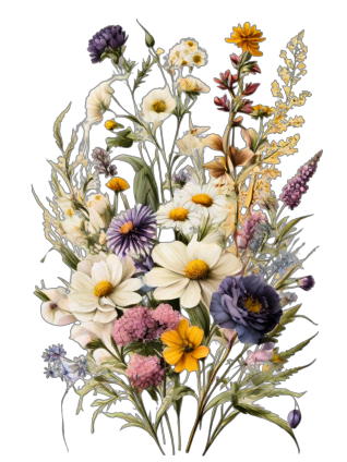 Квіти / Букет польових квітів / Традиційний  букет