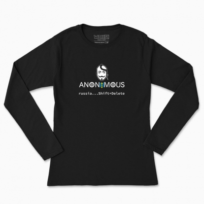 Women's long-sleeved t-shirt "Anonymous. (eco-bag)"