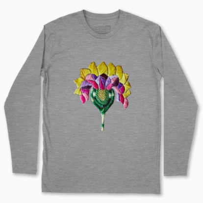 Men's long-sleeved t-shirt "Wonderflower"