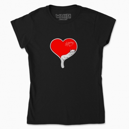 Women's t-shirt "Cat in the heart"