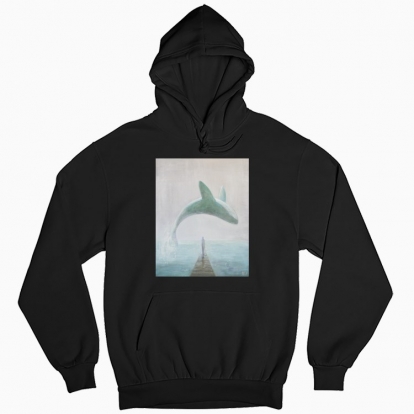 Man's hoodie "The Whale"