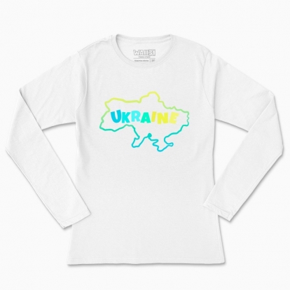 Women's long-sleeved t-shirt "Ukraine"