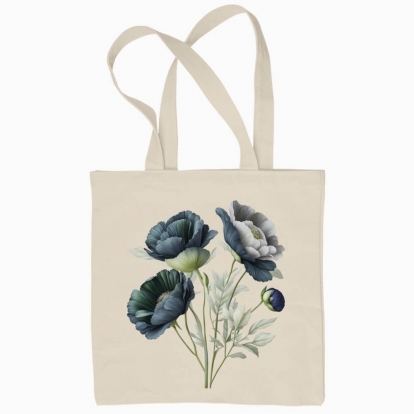Eco bag "Mystical bouquet of flowers"