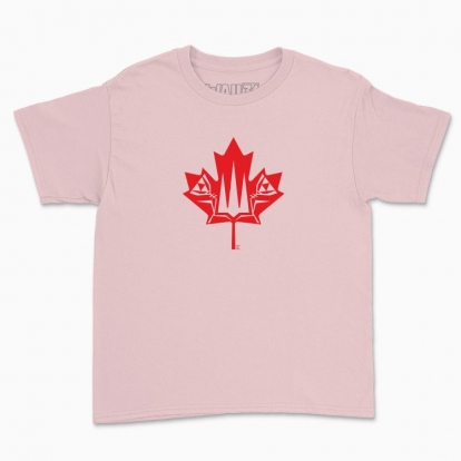 Дитяча футболка "Канада та Україна назавжди разом."