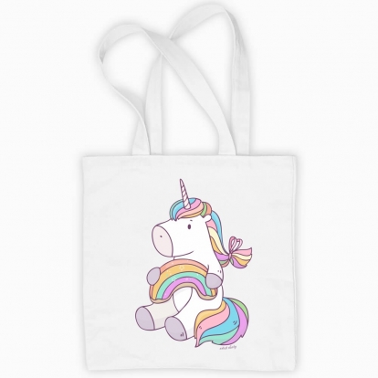 Eco bag "Unicorn with Gingerbread"