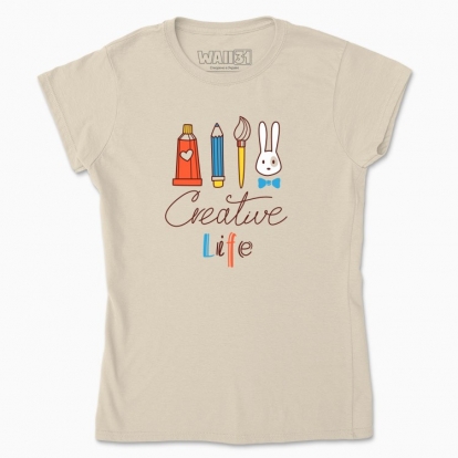 Women's t-shirt "Creative Life"