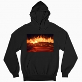 Man's hoodie "Fire Dragon"