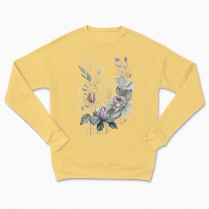 Сhildren's sweatshirt "A bouquet of watercolor flowers"