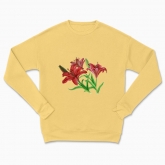 Сhildren's sweatshirt "Botany: Lily flowers"