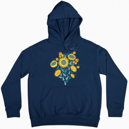 Women hoodie "Sunflowers"