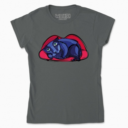Women's t-shirt "Lazy cat"
