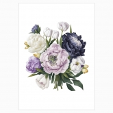 Poster "A delicate bouquet of Eustoma"