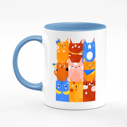 Printed mug "Cats"