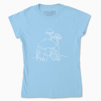 Women's t-shirt "Unicorn Wizard-Mushroomer White"