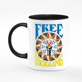 Printed mug "Free Ukraine."