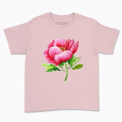 Дитяча футболка "Моя квіточка: півонія"