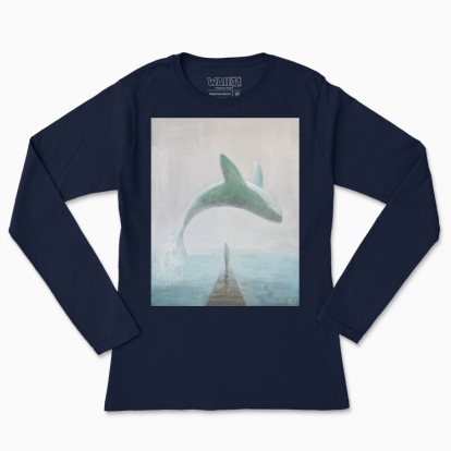 Women's long-sleeved t-shirt "The Whale"