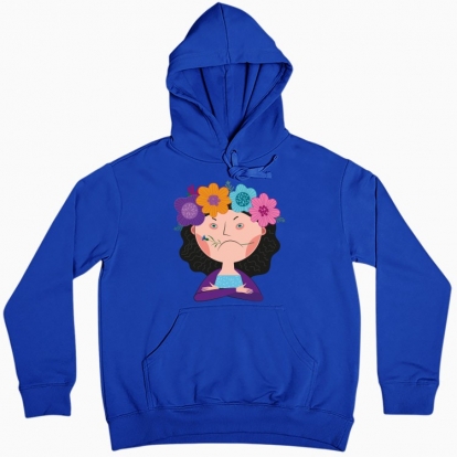 Women hoodie "The one that eats flowers"