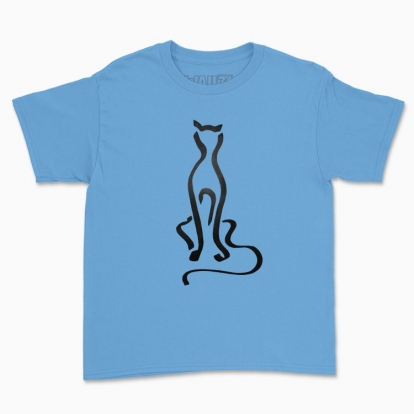 Дитяча футболка "Кіт, який спостерігає"
