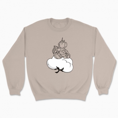 Unisex sweatshirt "Cloud. Cotton. Unicorn"