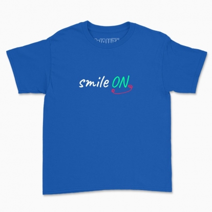 Дитяча футболка "увімкни посмішку"