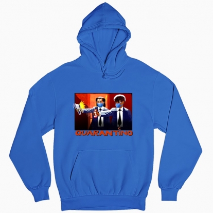 Man's hoodie "Quarantino"