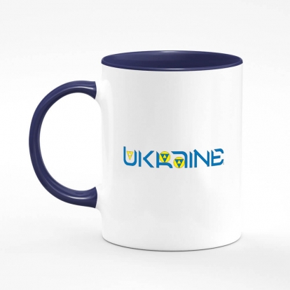 Чашка з принтом "Україна (світлий фон)"