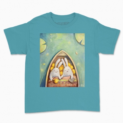 Children's t-shirt "Bunnies. Something about Love"