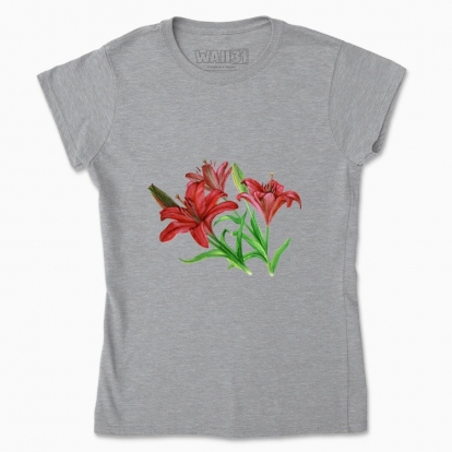 Women's t-shirt "Botany: Lily flowers"