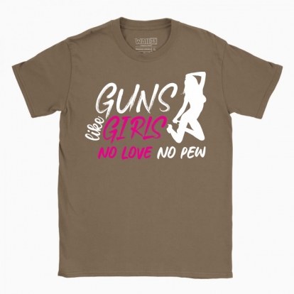 Men's t-shirt "Guns like Girls"