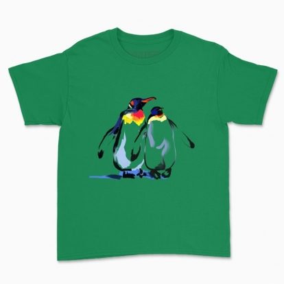 Children's t-shirt "Emperor penguins. A symbol of family and love"