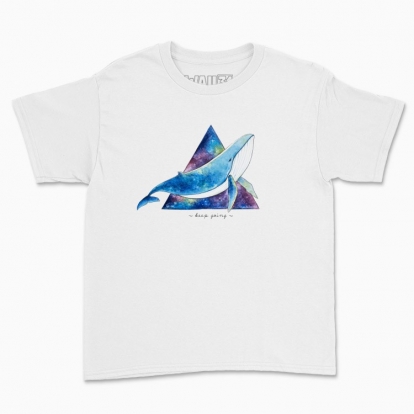 Children's t-shirt "The Whale . Keep going"