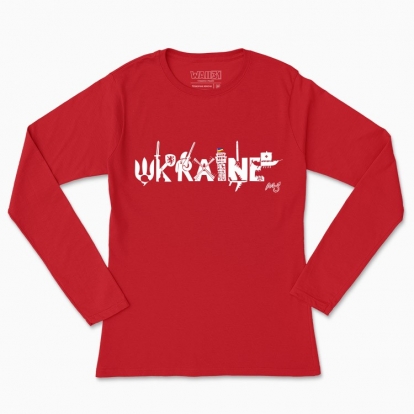Women's long-sleeved t-shirt "Ukraine"