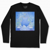 Men's long-sleeved t-shirt "My floral silence"