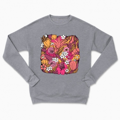 Сhildren's sweatshirt "Pink flowers"