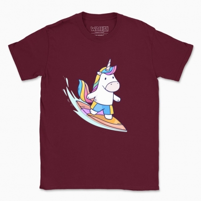 Men's t-shirt "Unicorn Surfer"
