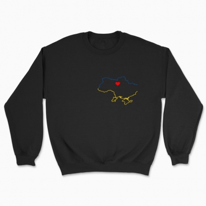 Unisex sweatshirt "Ukrainian heart"