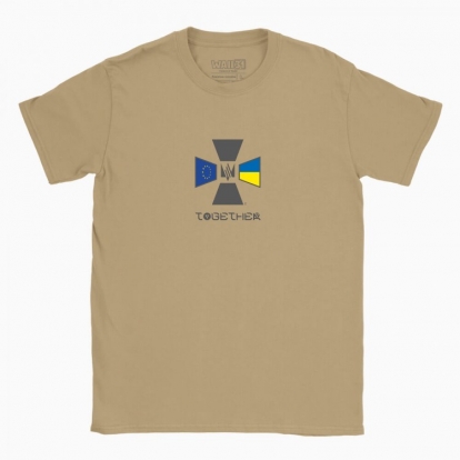 Men's t-shirt "European Union and Ukraine together!"