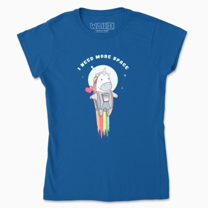 Women's t-shirt "Unicorn astronaut"