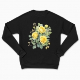 Сhildren's sweatshirt "A bouquet of yellow roses"