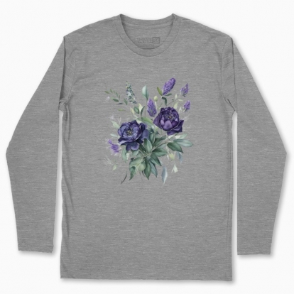 Men's long-sleeved t-shirt "A bouquet of wild flowers"