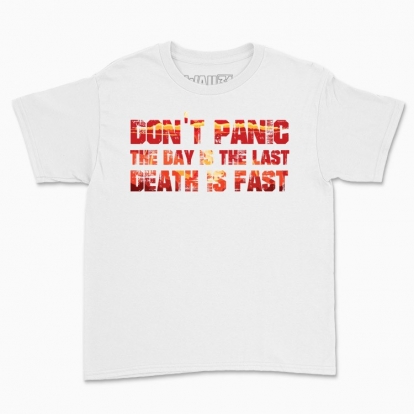 Дитяча футболка "DON`T PANIC"