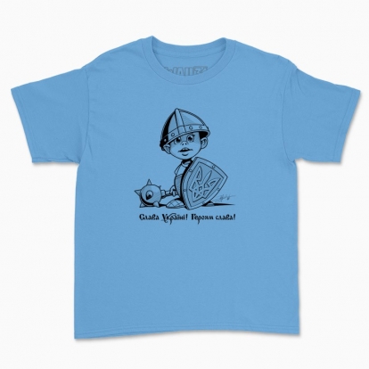 Children's t-shirt "Little defender. Boy"