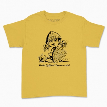 Children's t-shirt "Little defender. Girl"