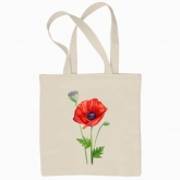 Eco bag "My flower: poppy"